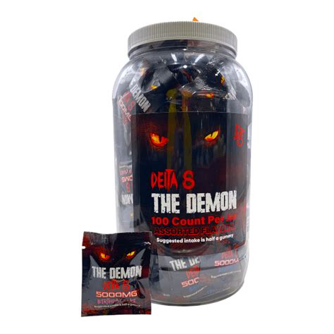 the demon gummies|THE DEMON 200MG GUMMIES DELTA 8 THC JAR